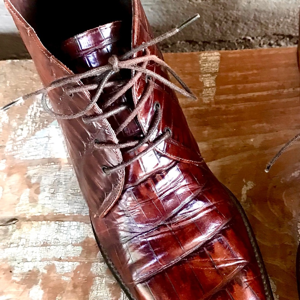 *****SOLD*SOLD****Annie Hall Ankle Boots made in Italy by AMALFI - Picture 9 of 10